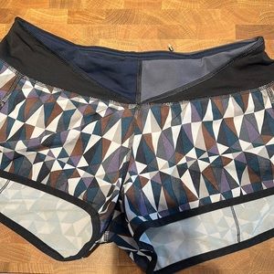 Lululemon speed shorts